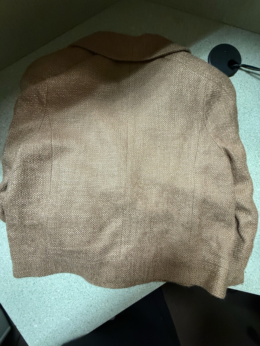 Talbots Double-Breasted Oatmeal Tweed Blazer - Picture 7 of 7